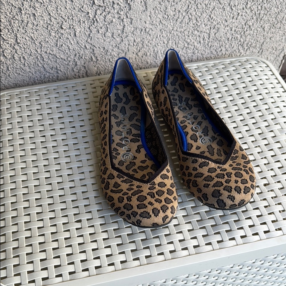 Brown Leopard Print Flats